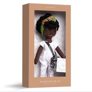 EXCLUSIVE HarperIman Yumi 14” Plush Linen Doll